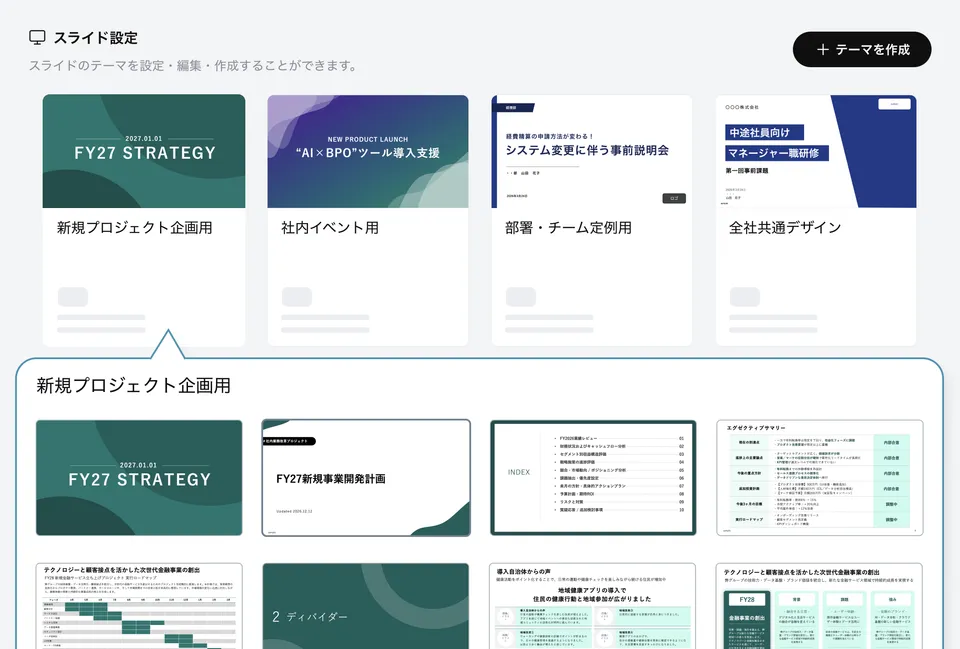 自社のデザインで